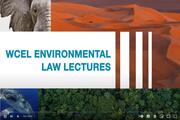 Environmental Law Lectures