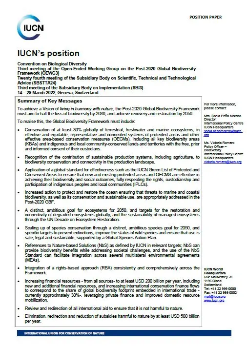 IUCN position OEWG-3.2 cover thumbnail