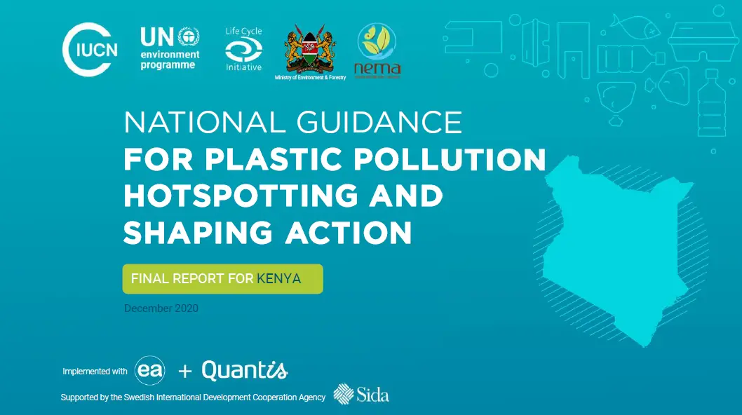 MARPLASTICCs Kenya National Plastic Pollution Hotspotting Report and Data cover image