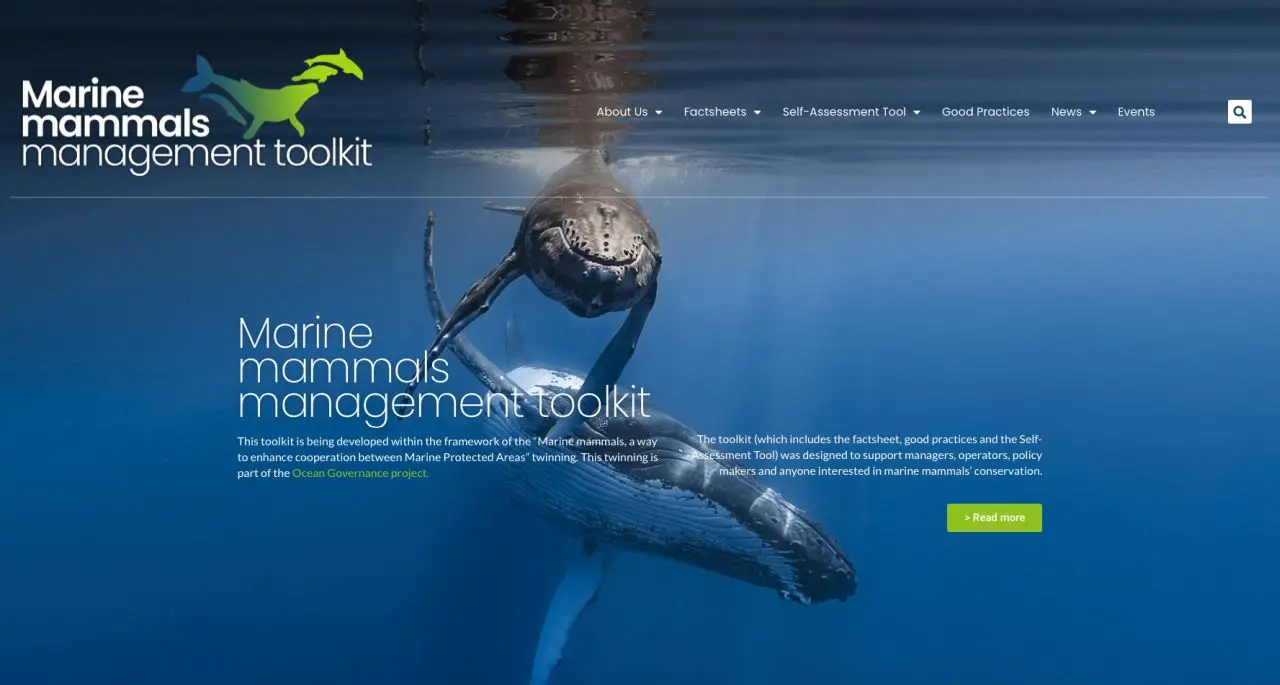 Marine Mammals Management Toolkit interface