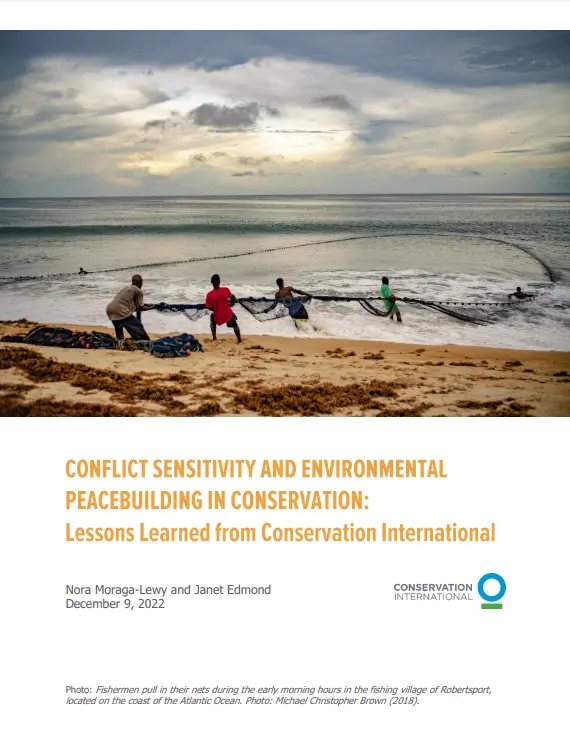  New CI report shares lessons learned on ten years of conflict sensitivity and environmental peacebuilding
