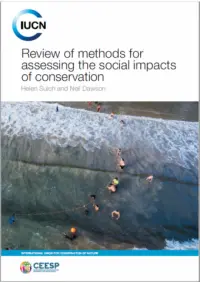 Review of methods for assessing the social impacts of conservation