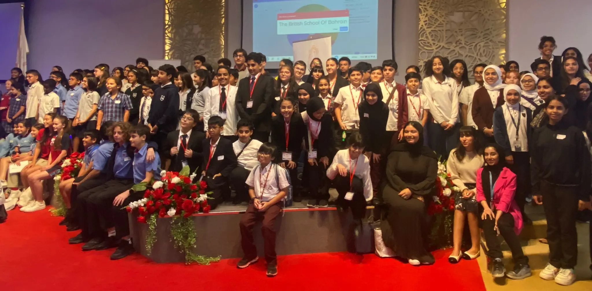 Participants of Bahrain's first youth eco-summit.