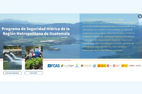 Presentación interactiva de resultados del Programa de Seguridad Hídrica de la Región Metropolitana de Guatemala