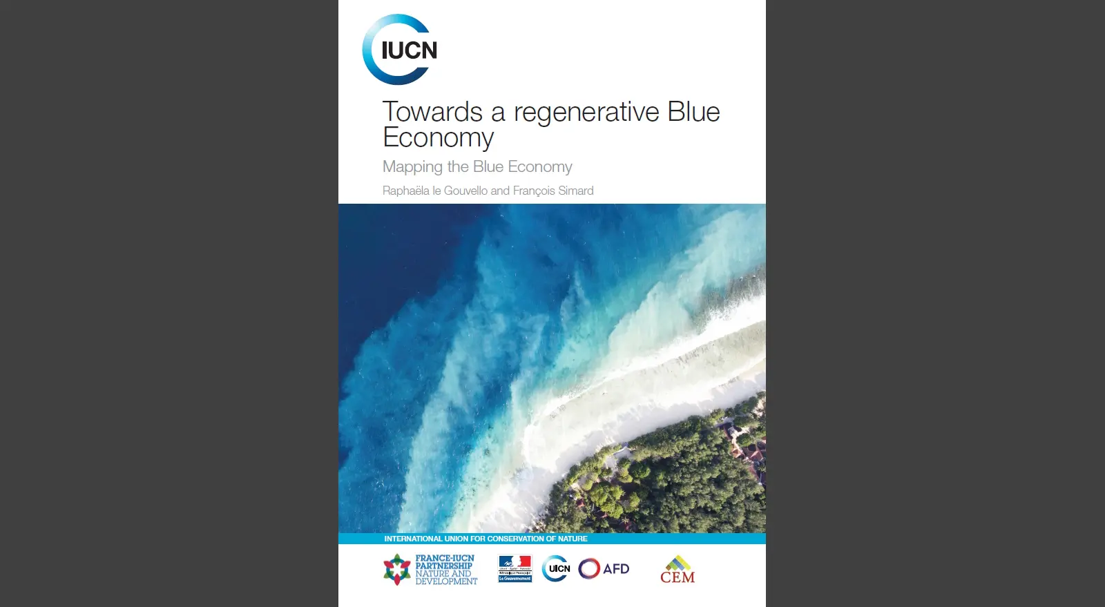 France IUCN report - Towards a Regenerative Blue Economy Cover