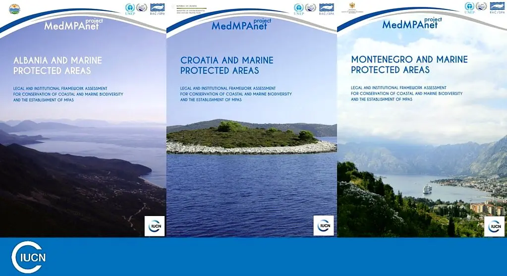 Publication: Shqipëria dhe zonate mbrojtura detare, Hrvatska i Zaštićena Morska Područja and Marine Protected Areas in Montenegro