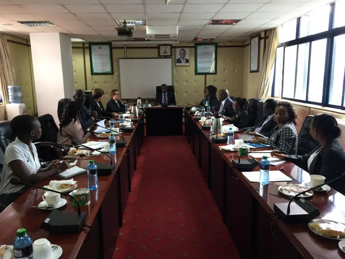 Meeting with high-level officials at the Ministry of Environment and Natural Resources Kenya