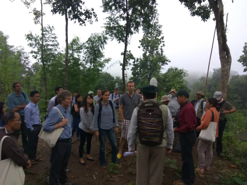 Participants on day 2 of field visit 
