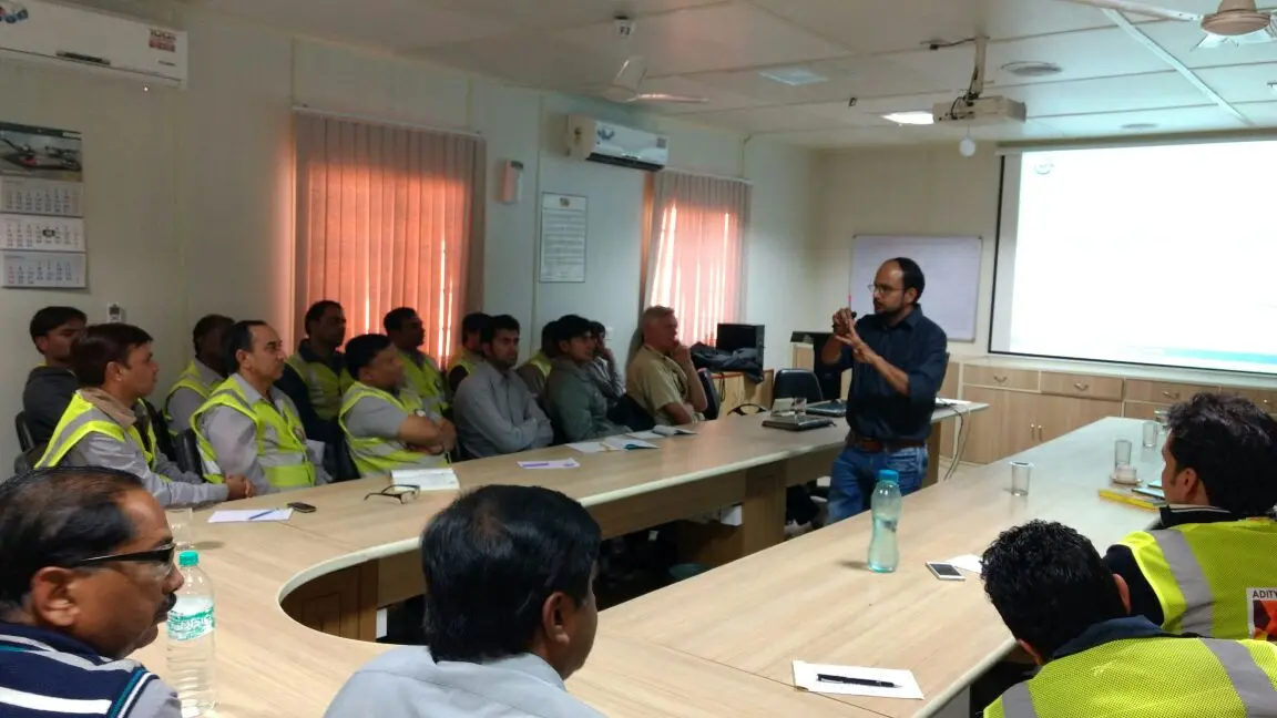 Participants from various departments of Ultratech Cement Ltd. partake in the Biodiversity and Ecosystem Training