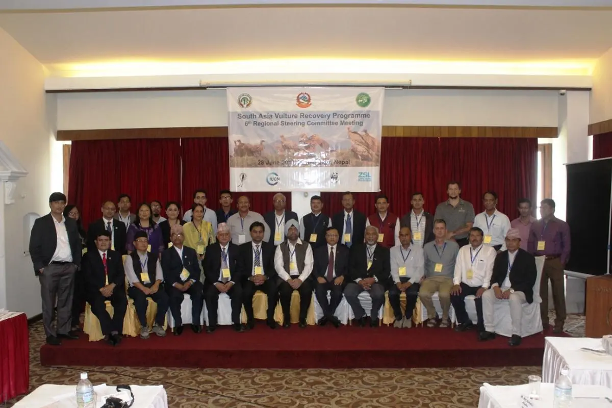 Participants of South Asia Vulture Recovery Programme’s sixth Regional Steering Committee meeting