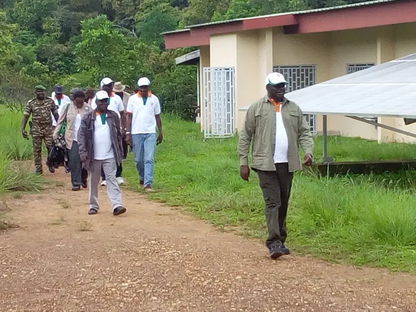 Adama Tondossama and team, Comoé National Park