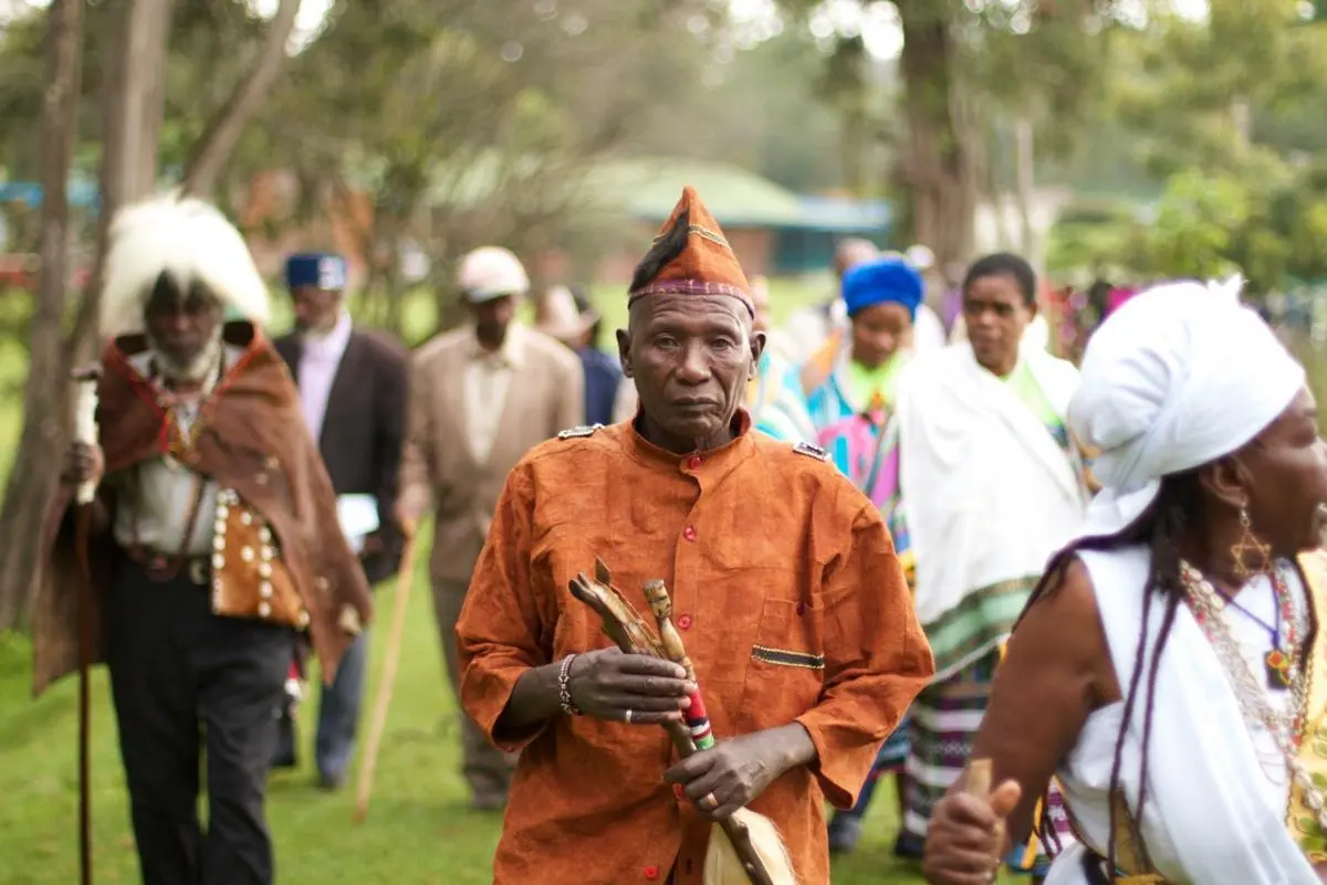 Traditional Custodian of Sacred Natural Sites, at a gathering in Nanyuki, Kenya, 2012