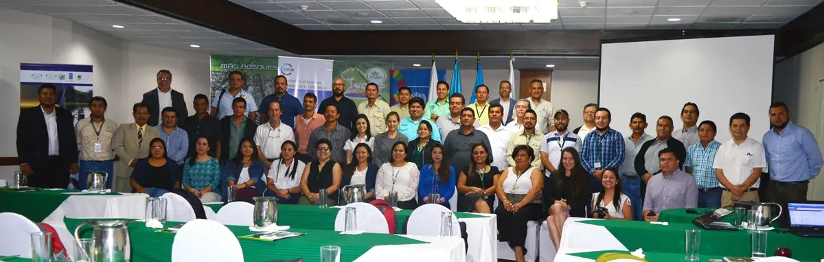 Participantes del Simposio sobre Manejo Forestal Sostenible en el Ecosistema de Manglar realizado en Guatemala
