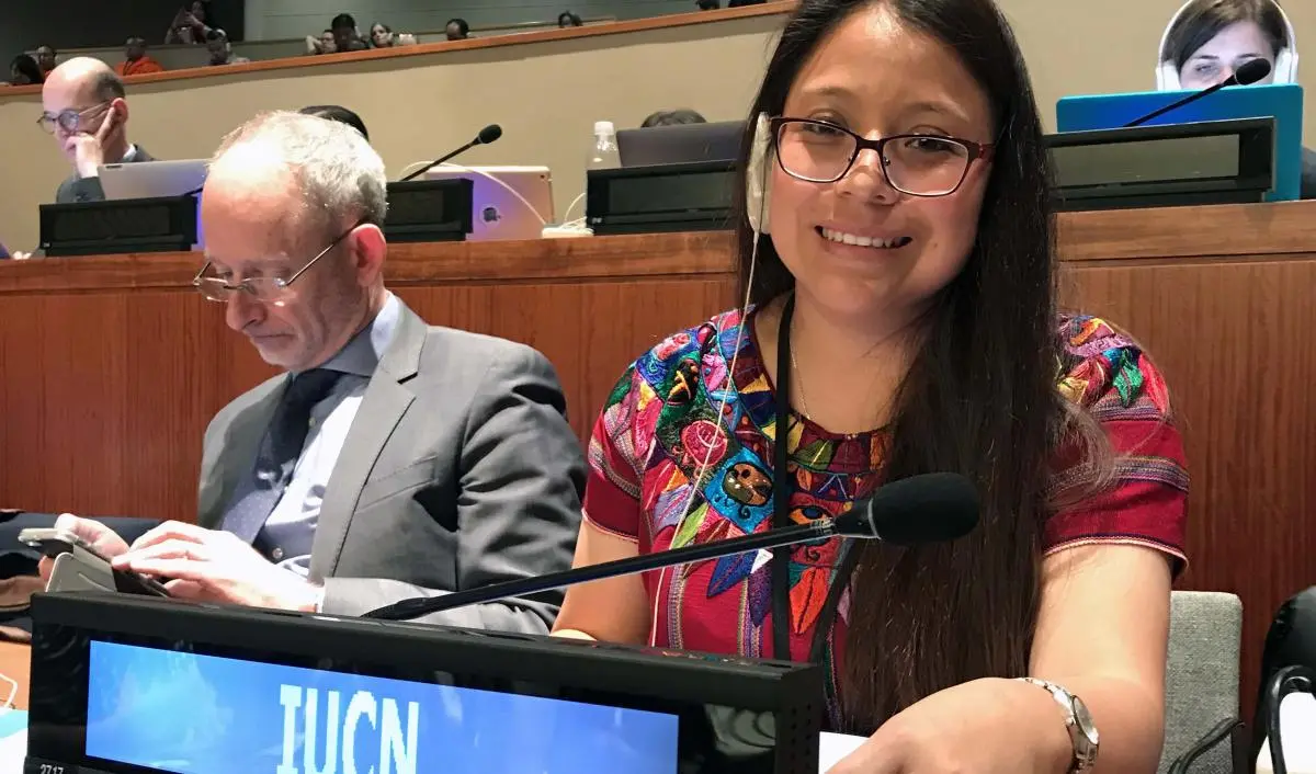 IUCN Indigenous Peoples Member Organisation representative Yeshing Juliana Upún Yos delivered the following statement to the UNPFII 