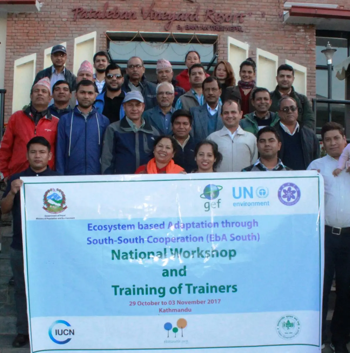 Group photo of Nepal ToT participants