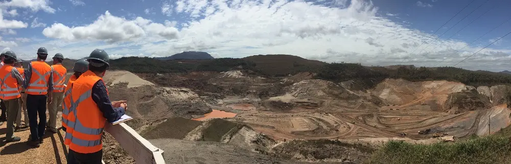 Area where the Fundão dam was located. 2017.