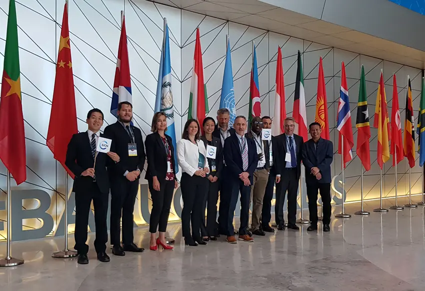 IUCN delegation at the 43rd World Heritage Committee meeting