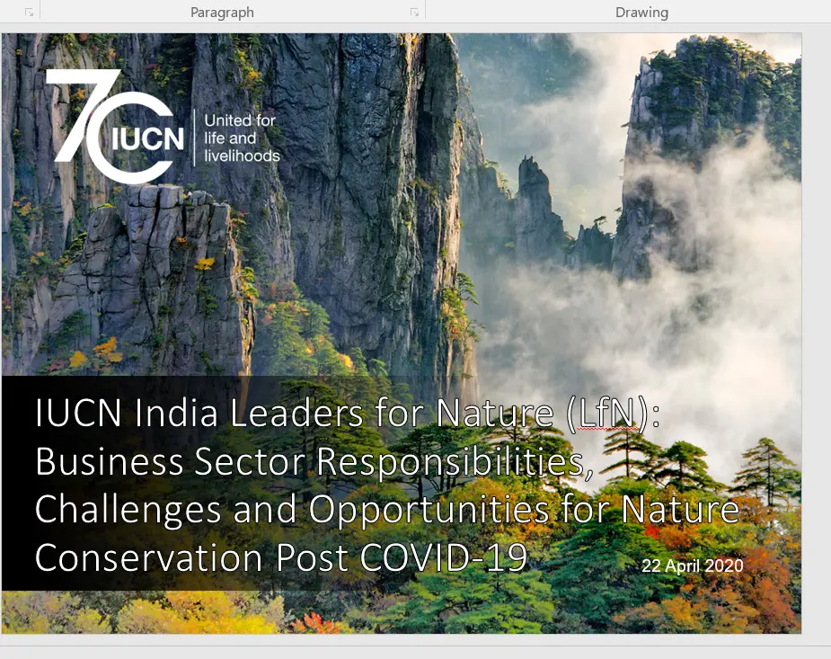Leaders for Nature, India, Business