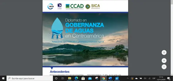 Diplomado en Gobernanza de Aguas en Centroamérica 