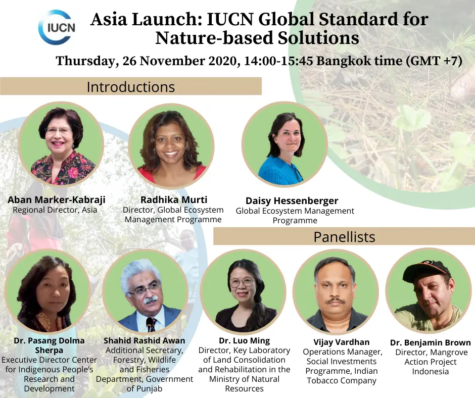 Asia Launch: IUCN Global Standard for Nature-based Solutions