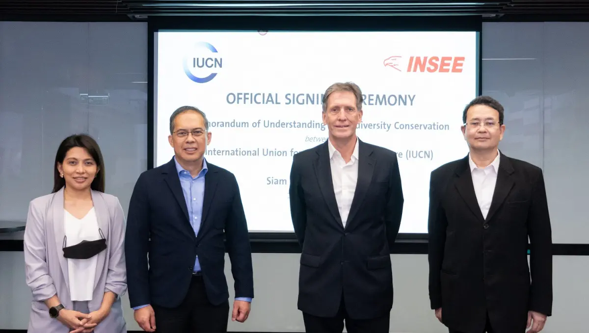 Representatives of IUCN and SCCC attended MOU signing ceremony 