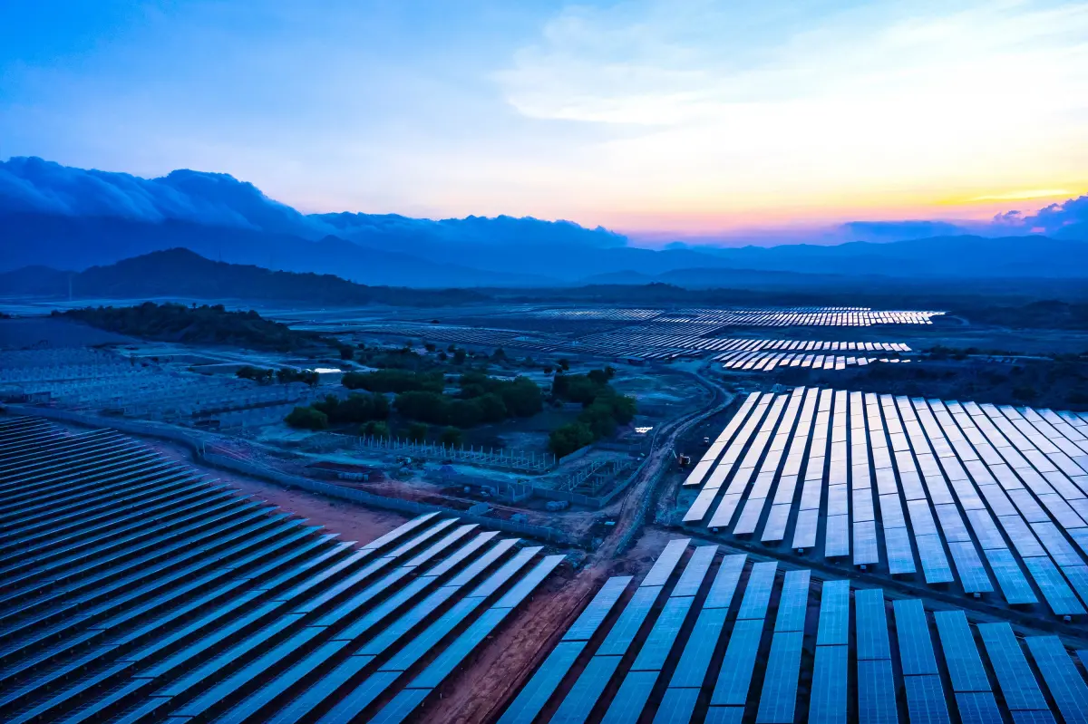 Thuan Nam solar power factory 