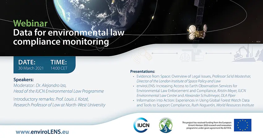 Webinar "Data for environmental compliance monitoring"