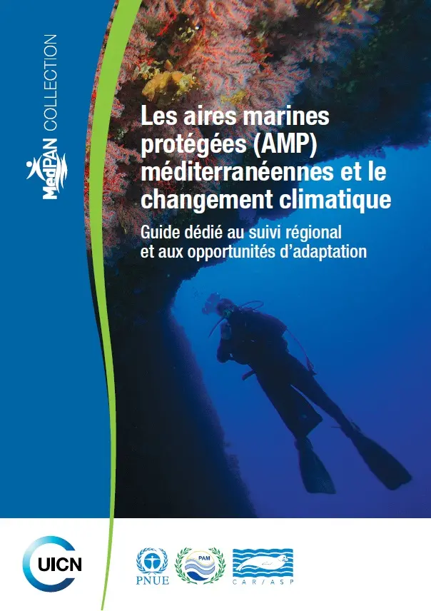 Cover of the publication "Mediterranean MPAs and climate change"