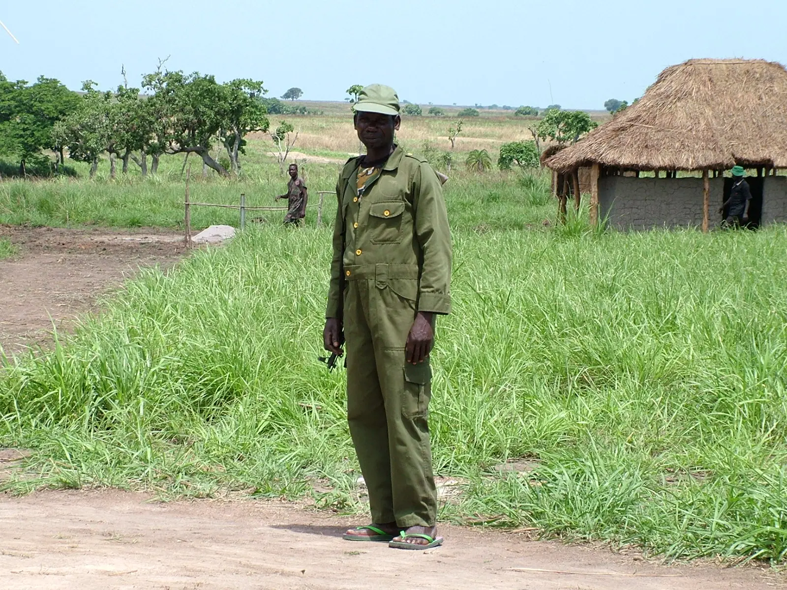 Ranger in Garamba National Park, Zaire