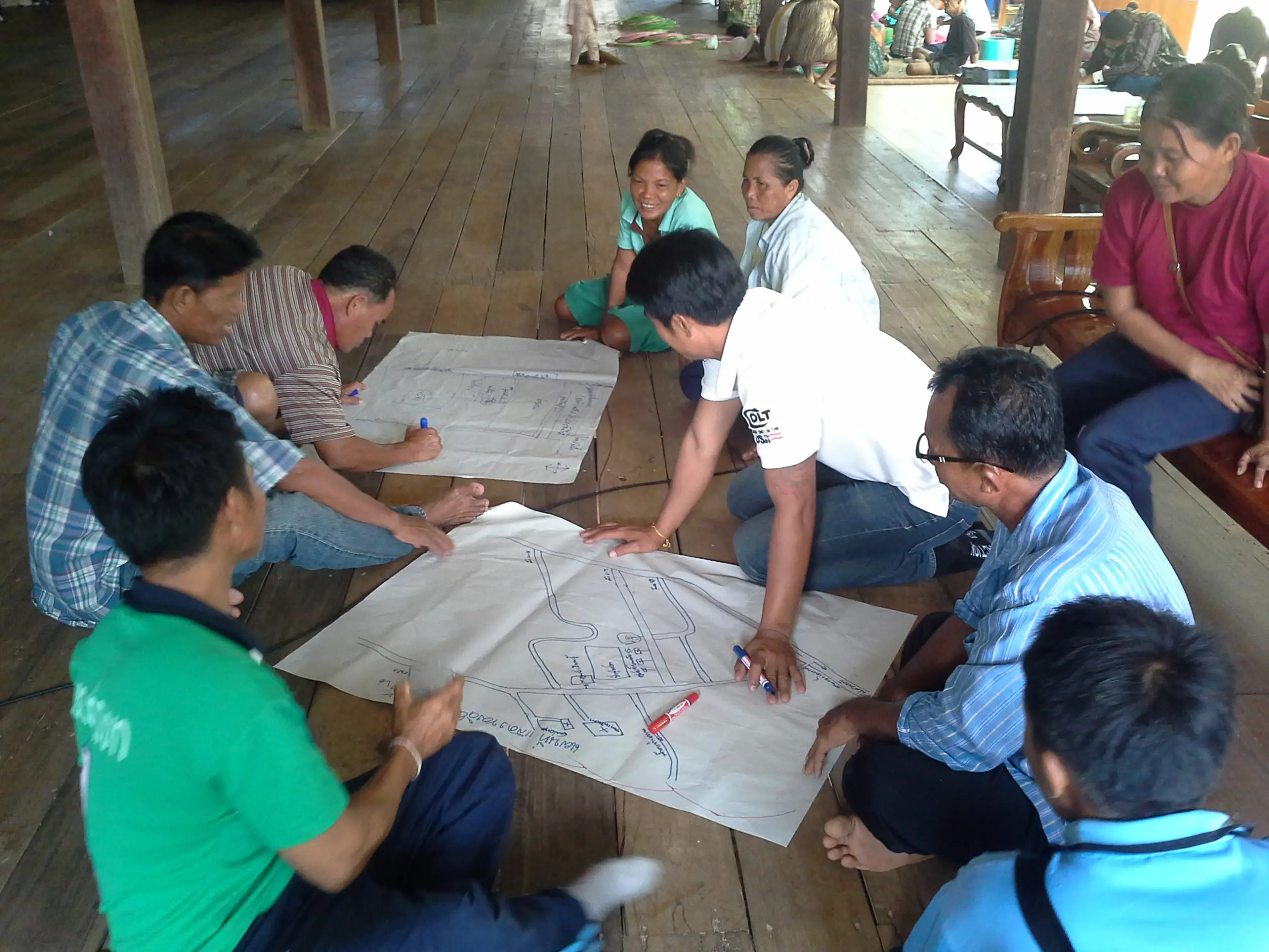 Villagers participate in identifying natural and cultural attractions within the village