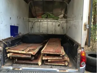 Rosewood seized in Thap Lan National Park