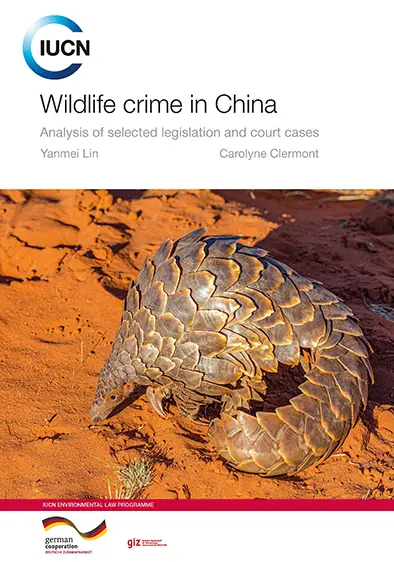 Cover page of report on wildlife crime in China