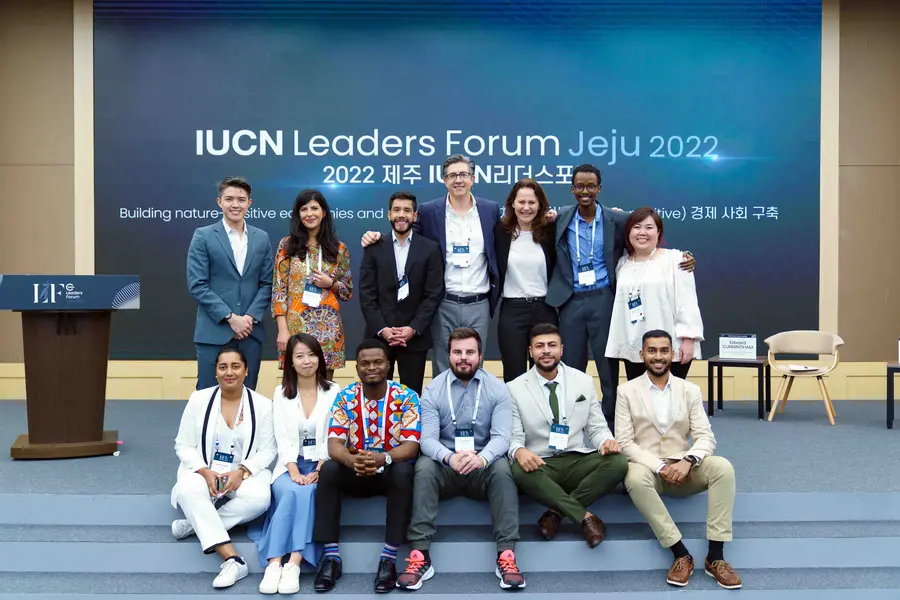 Change makers from the pitch events at the IUCN Leaders Forum Jeju 2022